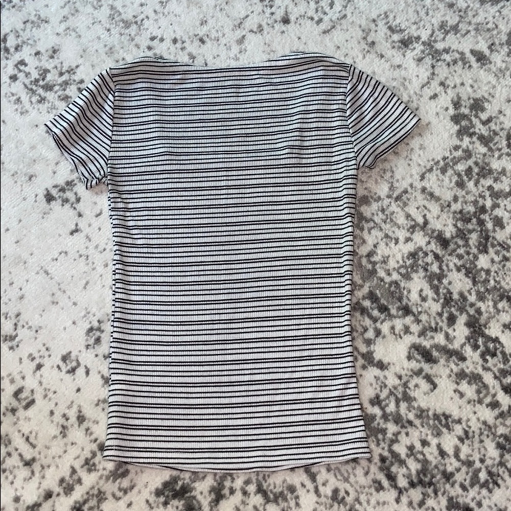 Black & White Striped Top - Picture 6 of 9